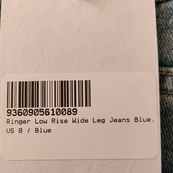 Classic Blue Wide-Leg Women Jeans - Picture 12 of 16